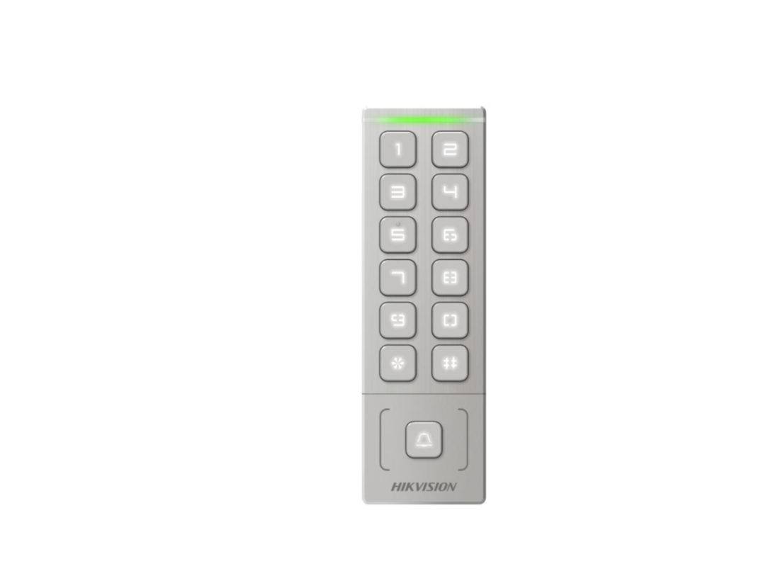 Terminal Control Acceso Hikvision DS-K1T809MWX Tarjeta PIN WiFi IP65